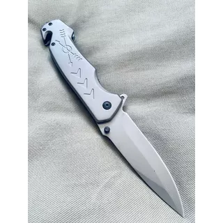 Canivete Grey Titanium XD4 Multifuncional Abertura Inox Pesca Camping