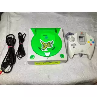 Console Sega Dreamcast Gdemu 64gb Jet Set Radio Ed Verde Transparente Só Ligar E Jogar Excelente