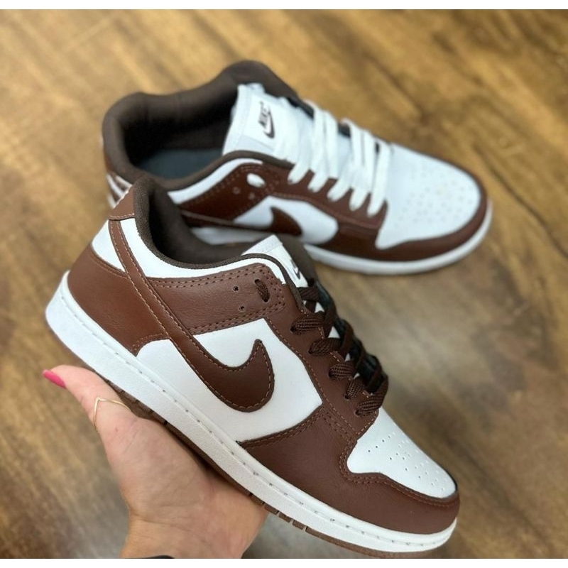 Sb dunk marrom e preto