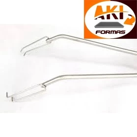 GARFO PARA BOMBOM 2 PONTAS KIT COM 2 PEÇAS DE ALUMINIO PARA BANHAR COM NOTA FISCAL