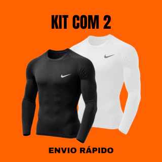 2 Camisas Segunda Pele Proteção Solar uv Blusa Térmica uv50+//Unisexx// Envio imediato