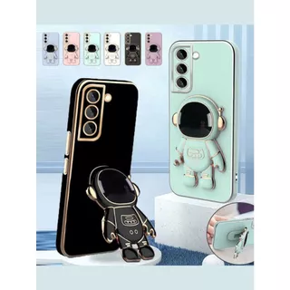 Arthur Capas Capinha de Celular Luxuosa com Suporte Astronauta para Samsung A04S, A14, A34, A54, M54