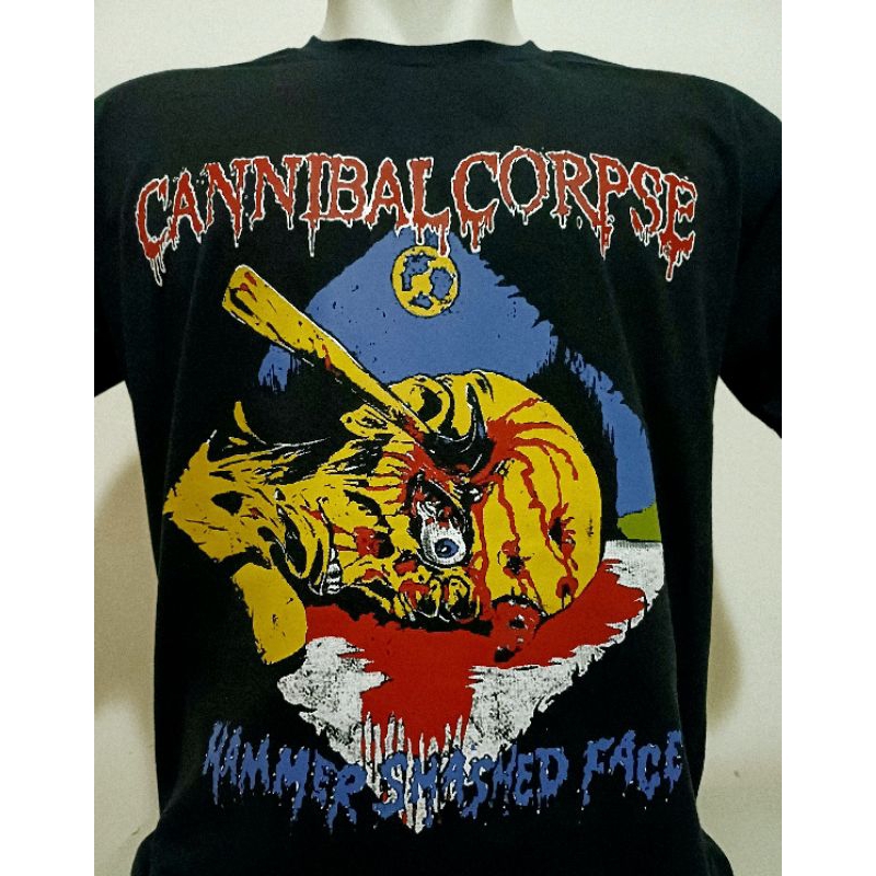 Camiseta Death Metal Cannibal Corpse Hammer Smashed Face | Shopee