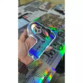 Adesivo holografico huuummm amostradinho