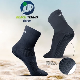 Meia Beach Tenis Sapatilha Antiderrapante Vôlei Praia Cano Curto