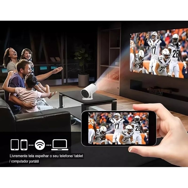 Projetor HY300 Android DATA Show | Shopee Brasil