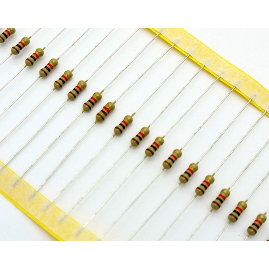 Kit 50 Unidades Resistor 6R8 1/4W 5% Resistores Padrão Cr25 Ohms ...