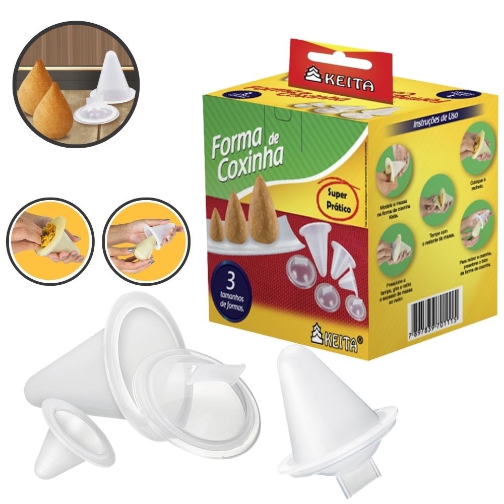 3 Formas Coxinhas Para Modelar Coxinha Salgado Molde 3 Taman