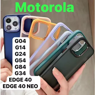 Capa Space Acrilico fosca Colorida Comaptivel Com Motorola G04 G14 G24 G54 G84 G34 EDGE 40 EDGE 40 NEO