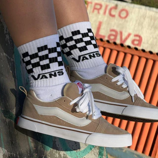 Tênis Vans Knu Old Skool casual vulcanizado skate Castor Bege envio mais rapido.