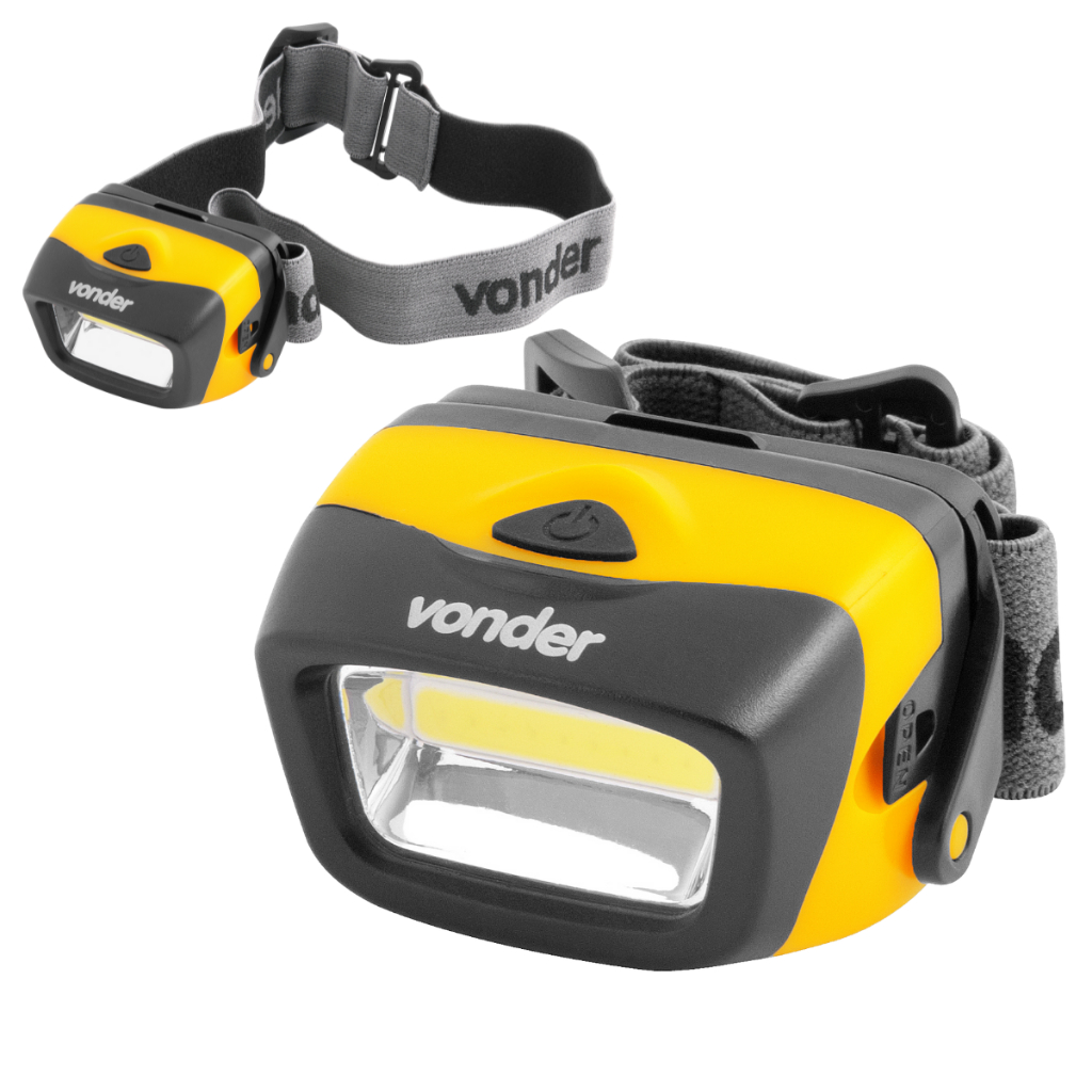 Lanterna Led de cabeça 120 lúmens - LCV 120 Vonder
