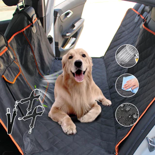 Capa Protetora Pet Impermeável Para Banco Carro Pet Com Cinto De Segurança Carro Traseiro Cão【2】