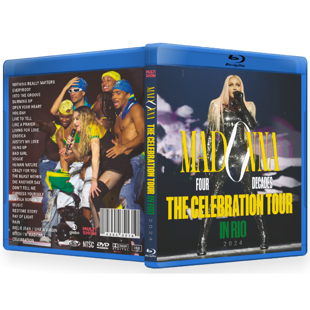 BLU-RAY MADONNA - THE CELEBRATION TOUR IN RIO (2024) (fan made ...