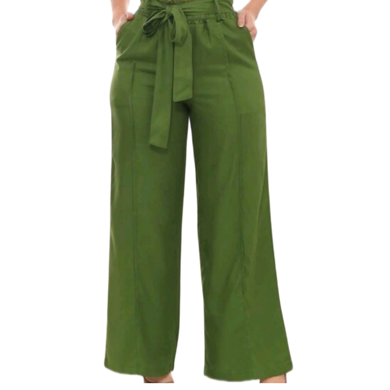 Calça pontalpna Feminina cintura elasticas (P ao GG) Tecido Duna impotados Com Bolsa
