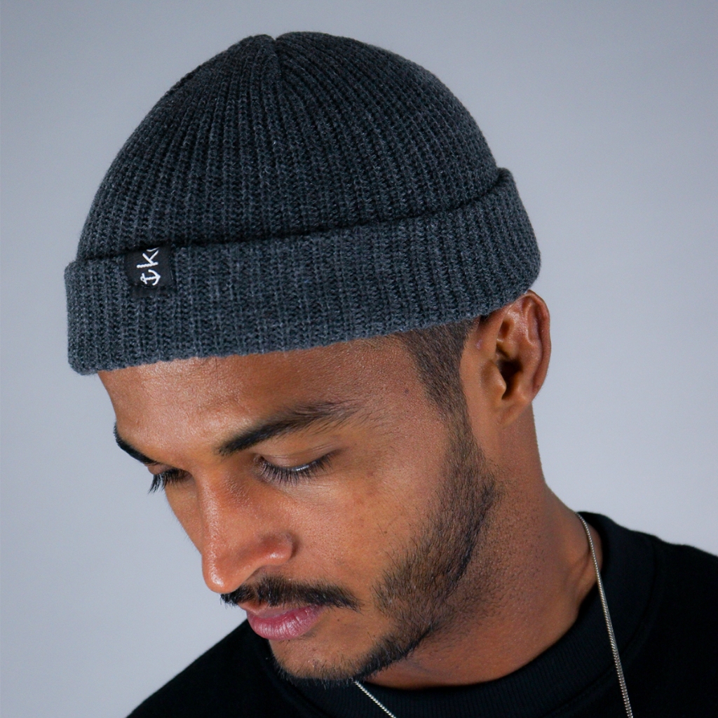 Gorro Touca Marinheiro Lenhador Lã Canelada de Sailor Curta Adulto Raso ...