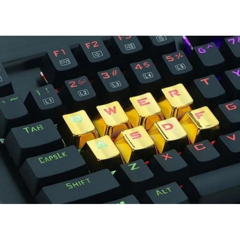 Keycaps Douradas