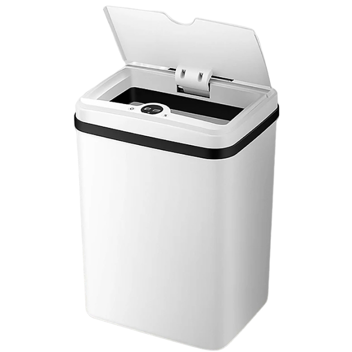Lixeiras Automática Com Sensor Inteligentes 15 Litros USB Recarregável Escritório Banheiro Cozinha