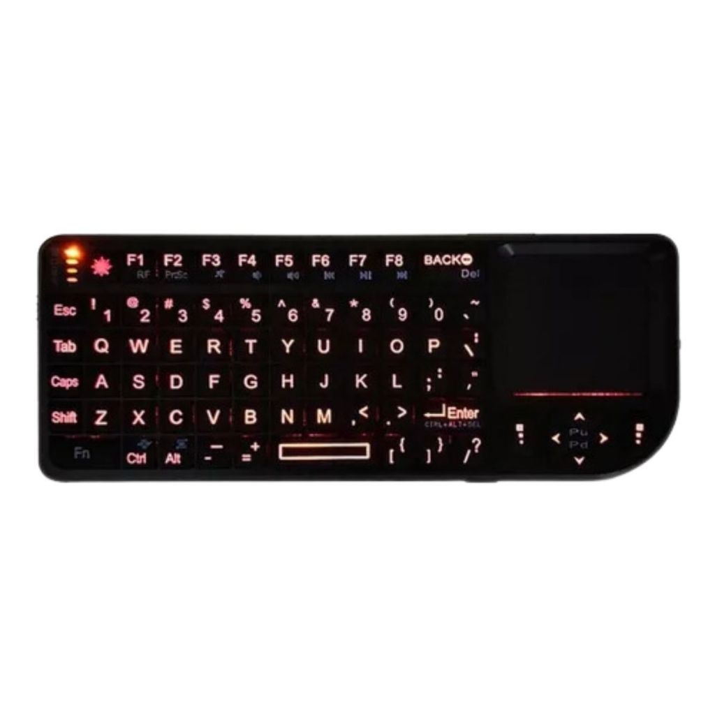 Teclado Sem Fio (3x1): Teclado Sem Fio + Touchpad + Mouse
