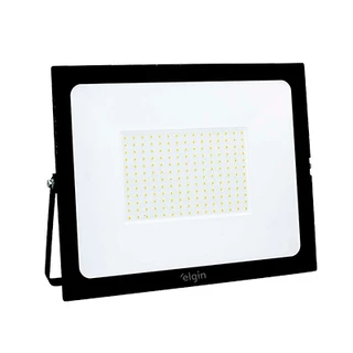 Kit 4 Refletores Led Holofote Elgin 200w Branco Frio 6500K Bivolt Econômico