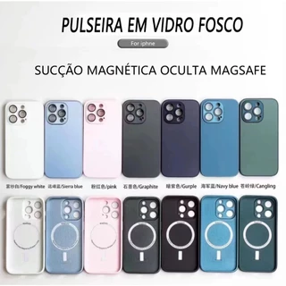 Capa Capinha De Vidro Com Magsafe Fosco De Alta Qualidade Para Iphone 14pro