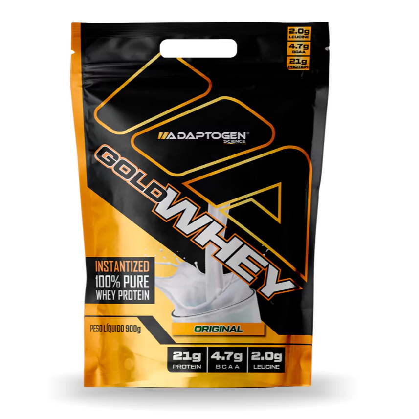 Gold Whey Concentrado Refil 900g - Adaptogen