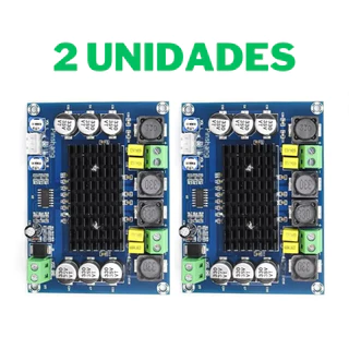 Placa Amplificada de Potência TPA3116D2 Módulo De Áudio Classe D Duplo Canal Estéreo 120W+120W