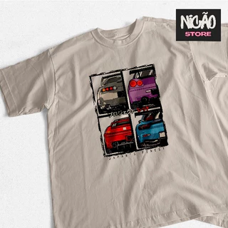 Camiseta Ombro à ombro Estampado Carros Na Frente Envio Rapido ótima Qualidade
