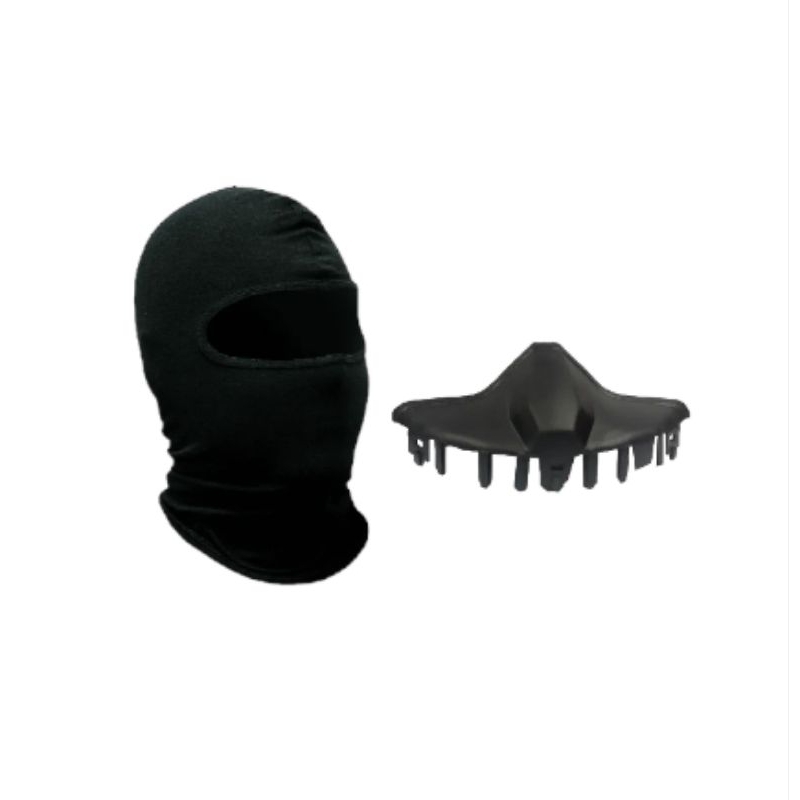 Kit Balaclava Touca Ninja+ Narigueira universal para capacete (envio em ...