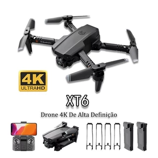 XT6 Drone 4K HD Dual Camera RC High Altitude Portable Camera Mini Quadcopter Outdoor Camping Shooting Aerial Records