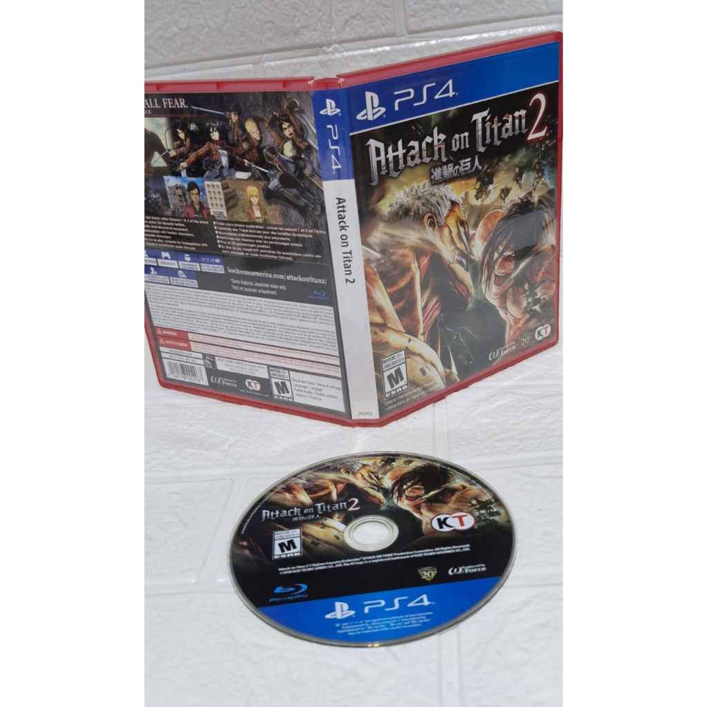 JOGOS PS4 RARO ATTACK OF TITAN 2