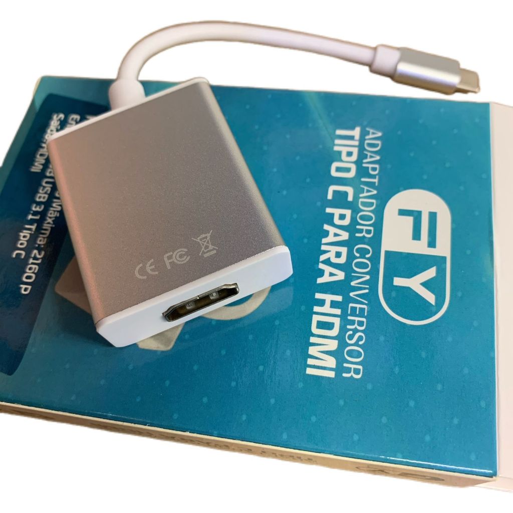 HDMI Fêmea Para USB-C Macho USB 3.1 4K Compatível Celular,Computador Com Tranferência de Áudio