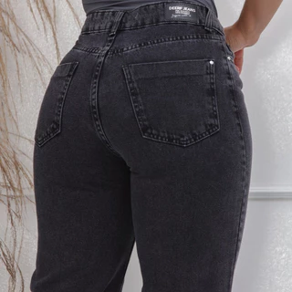 Calça Jeans Feminina wide leg Cintura alta Flare boca de sino Premium 100% algodão
