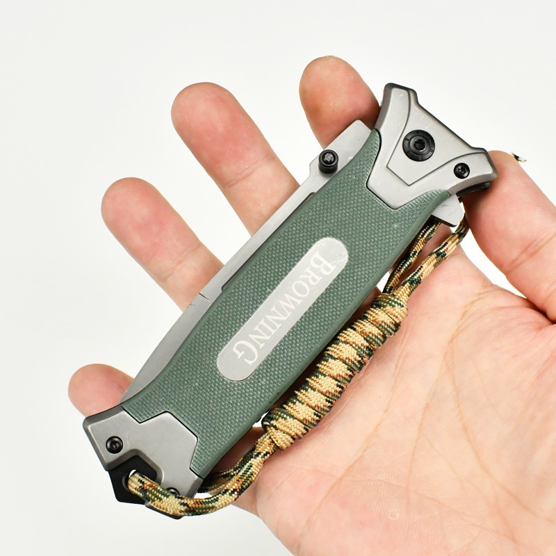 Canivete Semi Automático Verde Musgo