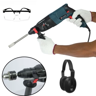 Martelete Rotativo Rompedor Furadeira Industrial Potente 1200w