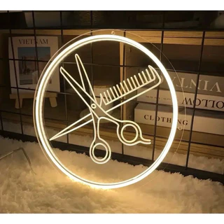 painel luminoso em acrílico e neon 30x30cm bivolt branco quente