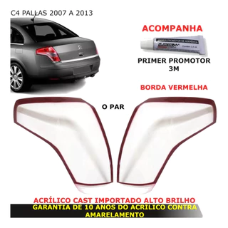 Lente Lanterna C4 Pallas 2007 2008 2009 2010 2011 2012 2013 O Par