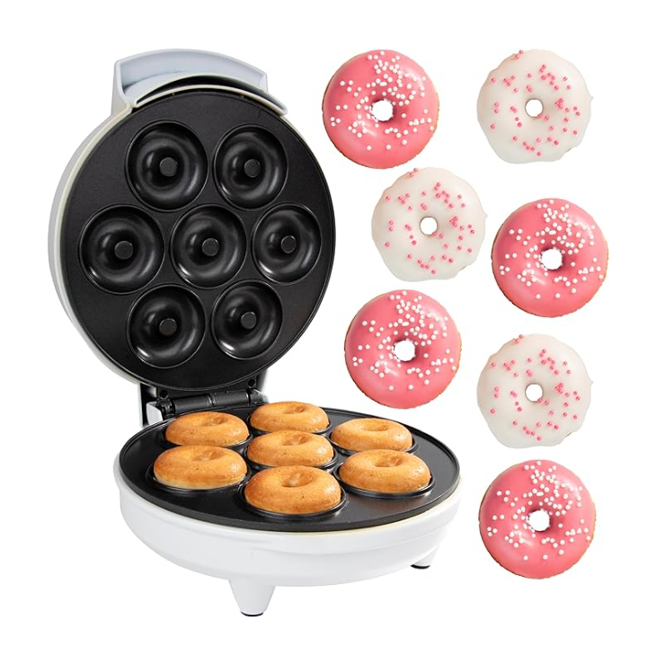 Máquina de Fazer Donuts Rosquinhas Confeitaria Culinária - Abcshop 110V máquina de waffles 110V