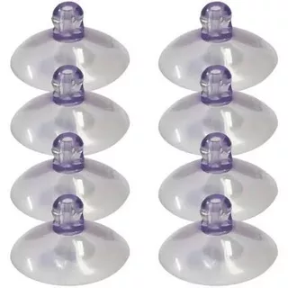 10, 20 ou 30 unidades Ventosa 30mm Silicone para Vidro Acrílico PVC