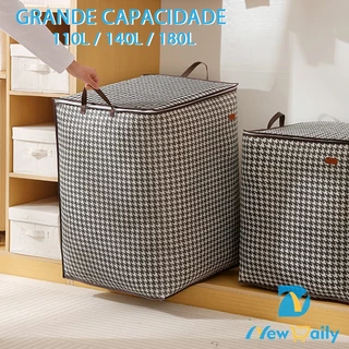 Caixa De Armazenamento De Grande Capacidade Para Colchas E Roupas Domésticas cesto de roupa suja 100L/140L/180L