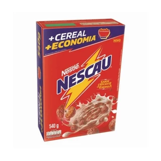 Kit 2 Cereal Nestlé Nescau Chocolate Mais Economia Caixa 540g