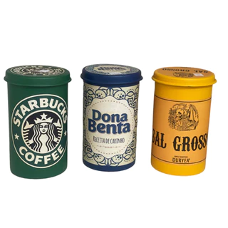 Pote Lata Porta Mantimentos Alumínio Starbucks1700ml