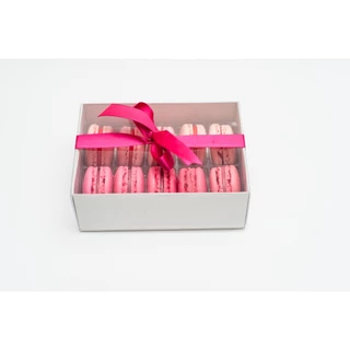 Caixa com Berço para 10 Macarons - Cx c/ 6 un