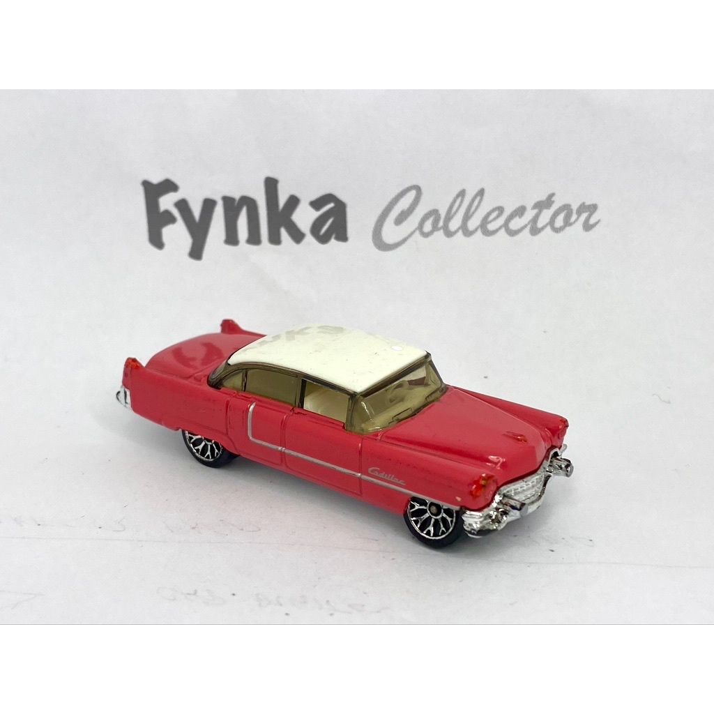 Matchbox 2000 Diecast Metal Car 1955 Cadillac Fleetwood Red 1:64 Sem Embalagem