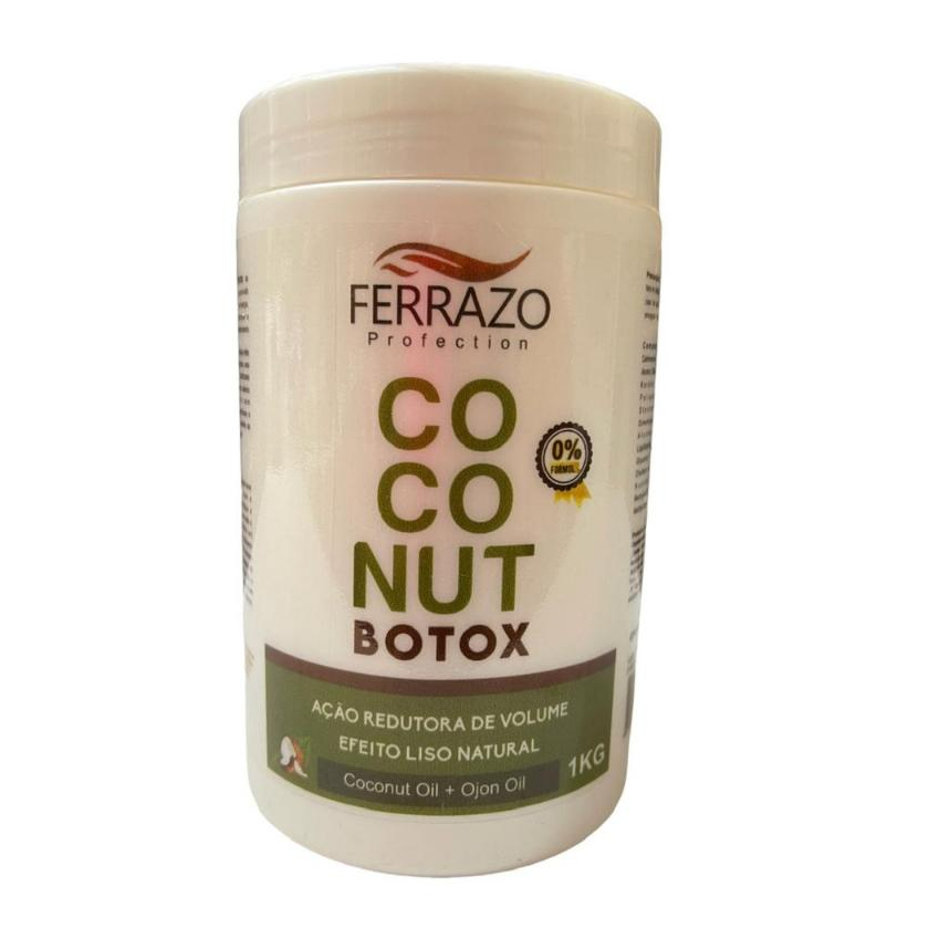 Botox Capilar Coco Nut Redutor de Volume 1Kg Ferrazo Profection ...