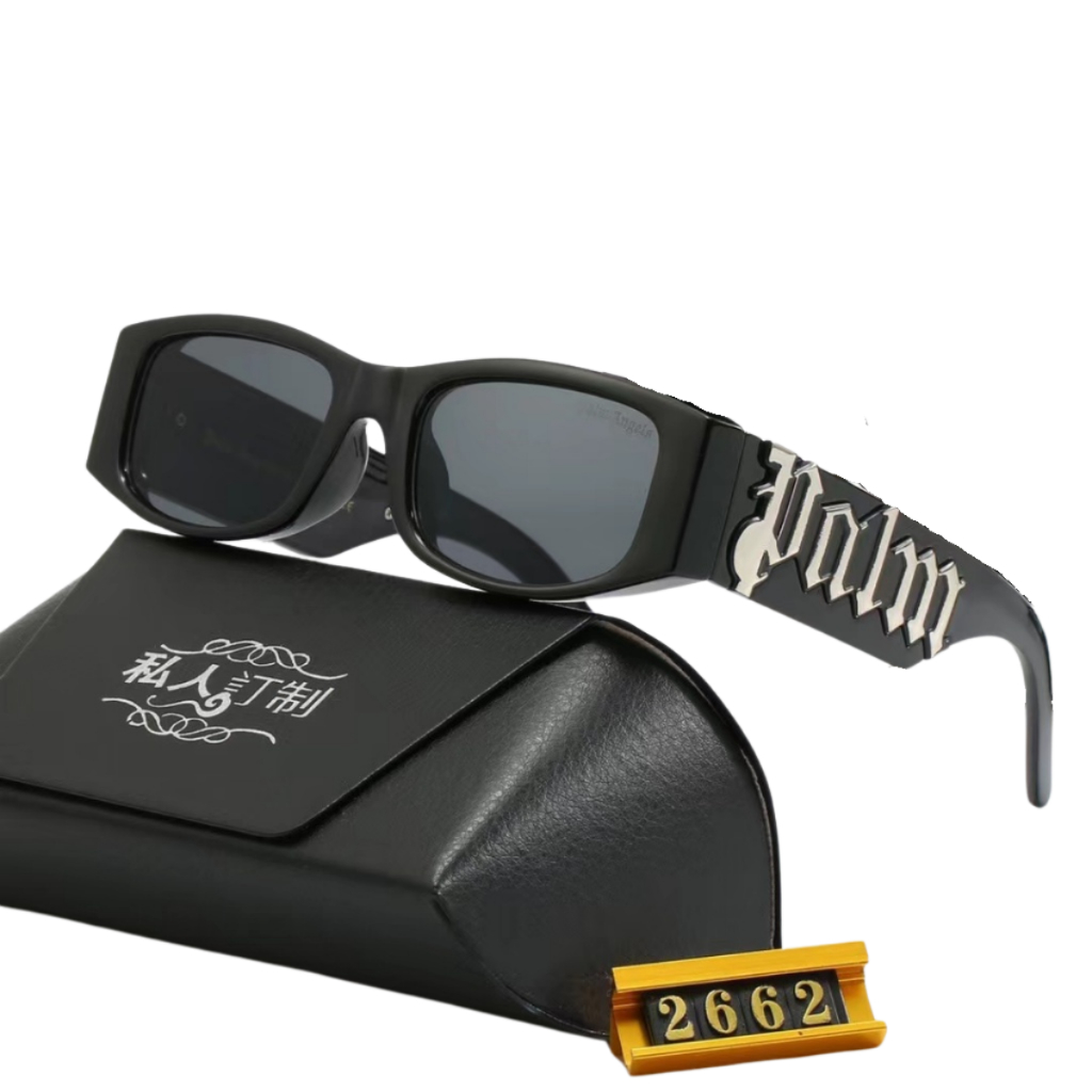 oculos de sol palm angels preto trapper
