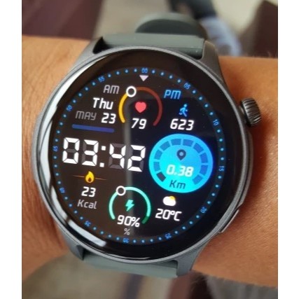 Zeblaze-Btalk 3 Pro Smartwatch com display AMOLED, Bluetooth, chamadas telefônicas, rastreamento de saúde e fitness, Hi-Fi Display,