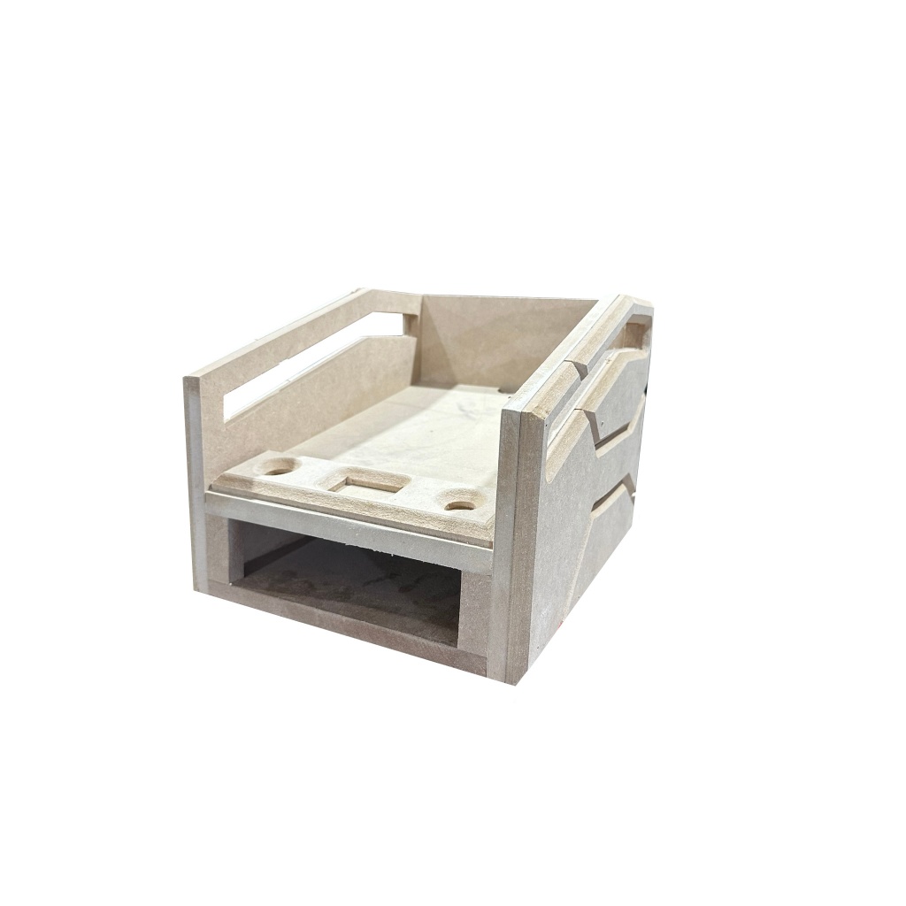 Rack Móvel Automotivo Personalizado Mdf Cru (sem Pintura)