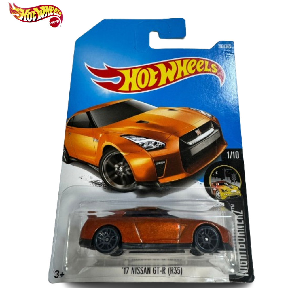 HOT WHEELS 17 NISSAN GTR R35 LARANJA | Shopee Brasil