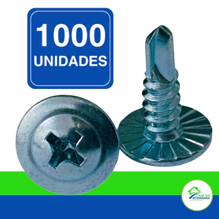 KIT 1000 parafusos auto brocantes com serrilha 4,2 x 13 , 4,2 x 16 e 4,2 x 19