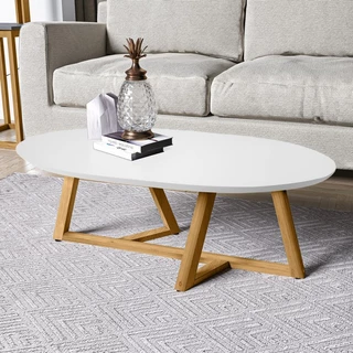Mesa de Centro Classic Sala Tebarrot pés madeira maciça diversas cores